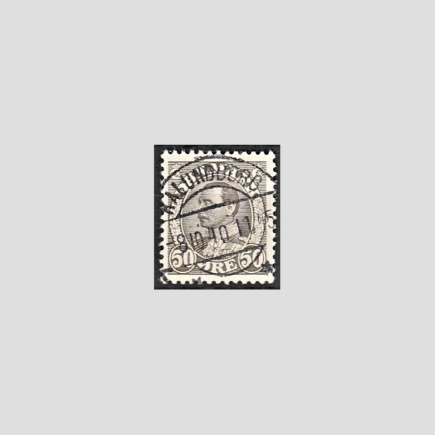 FRIMRKER DANMARK | 1934 - AFA 209 - Chr. X 50 re gr - Lux Stemplet Kalundborg