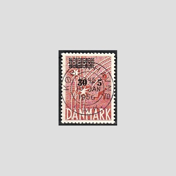 FRIMRKER DANMARK | 1955 - AFA 359 - Frihedsfond provisorier - 30 + 5/20 + 5 re rd - Pragt Stemplet