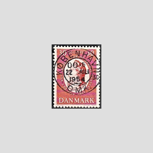 FRIMRKER DANMARK | 1954 - AFA 357 - Kunstakademiet 200 r - 30 re rd - Pragt Stemplet Kbenhavn