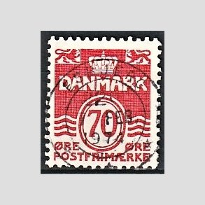 FRIM�RKER DANMARK | 1972 - AFA 527 - B�lgelinie 70 �re r�d - Lux Stemplet