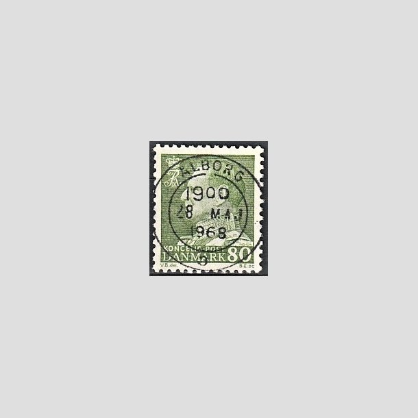 FRIMRKER DANMARK | 1967 - AFA 462F - Fr. IX 80 re grn - Lux Stemplet