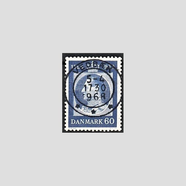 FRIMRKER DANMARK | 1959 - AFA 376 - Frederik IX 60 r - 60 re bl - Pragt Stemplet Vedbk