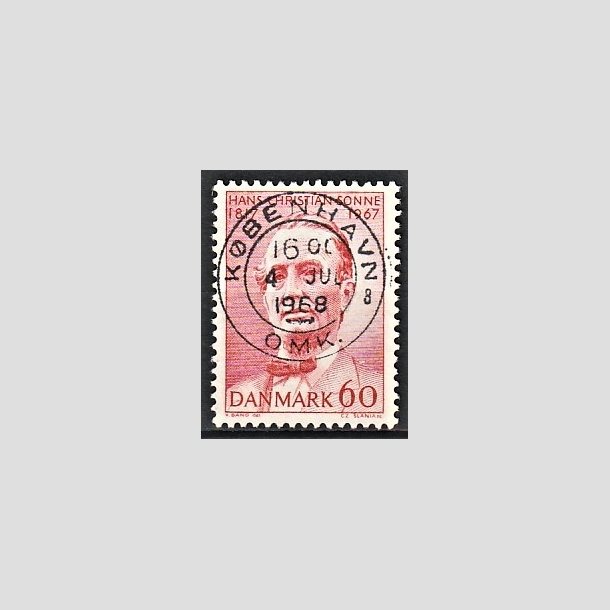 FRIMRKER DANMARK | 1967 - AFA 466 - H. Chr. Sonne - 60 re rd - Pragt Stemplet