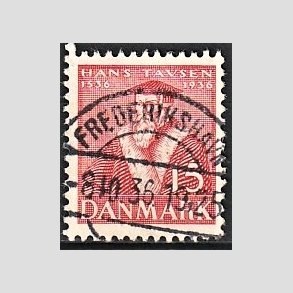 FRIM�RKER DANMARK | 1936 - AFA 232 - Reformationen 15 �re r�d - Lux Stemplet