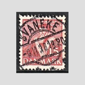 FRIM�RKER DANMARK | 1936 - AFA 232 - Reformationen 15 �re r�d - Lux Stemplet Svaneke