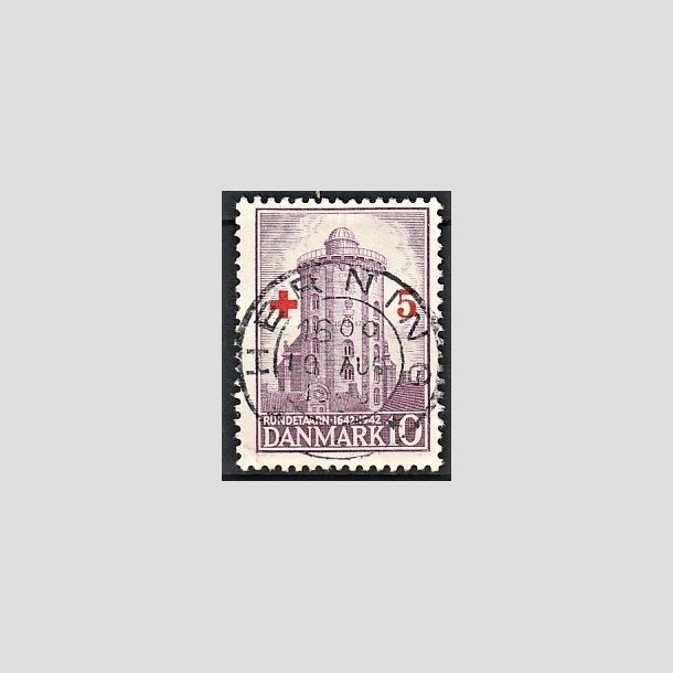 FRIMRKER DANMARK | 1944 - AFA 283 - Rde Kors provisorium - + 5/ 10 re violet - Pragt Stemplet