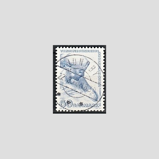 FRIMRKER DANMARK | 1960 - AFA 388 - WHO - 60 re bl - Pragt Stemplet