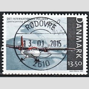 FRIM�RKER DANMARK | 2007 - AFA 1498 - Internationalt polar�r - 13,50 Kr. flerfarvet - Pragt Stemplet