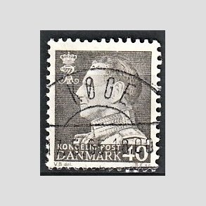 FRIMRKER DANMARK | 1961-62 - AFA 396 - Fr. IX 40 re gr - Pragt Stemplet Kge