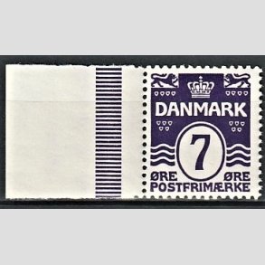 FRIM�RKER DANMARK | 1930 - AFA 184 - B�lgelinie 7 �re violet - Postfrisk