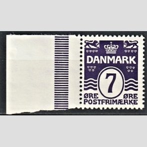 FRIM�RKER DANMARK | 1930 - AFA 184 - B�lgelinie 7 �re violet - Postfrisk