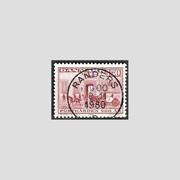 FRIMRKER DANMARK | 1980 - AFA 693 - Postgrden Kbenhavn - 1,30 Kr. rd - Pragt Stemplet