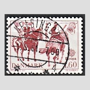 FRIM�RKER DANMARK | 1981 - AFA 727 - Folklore - 1,60 Kr. r�d - Pragt Stemplet