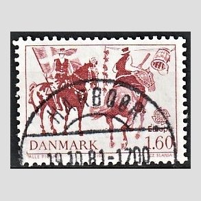 FRIM�RKER DANMARK | 1981 - AFA 727 - Folklore - 1,60 Kr. r�d - Pragt Stemplet