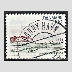 FRIM�RKER DANMARK | 1975 - AFA 599 - S�nderjylland - 100 �re flerfarvet - Pragt Stemplet