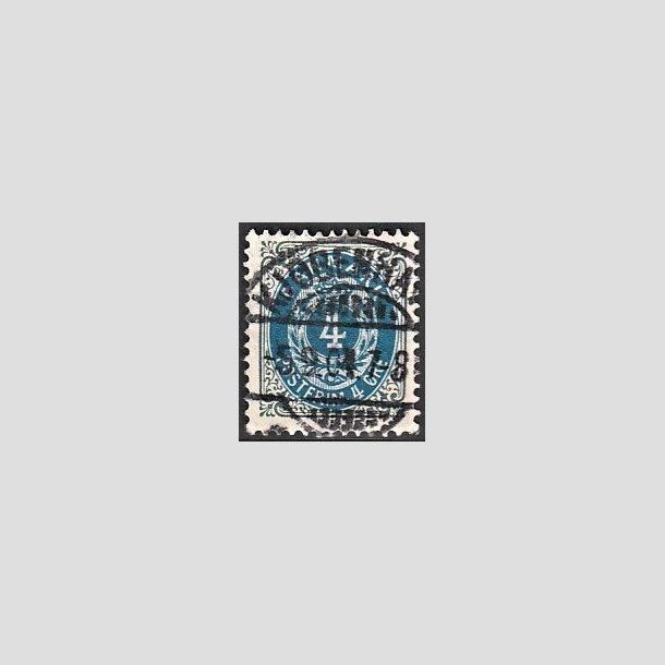 FRIMRKER DANMARK | 1902 - AFA 23C - 4 re gr/bl - Lux Stemplet