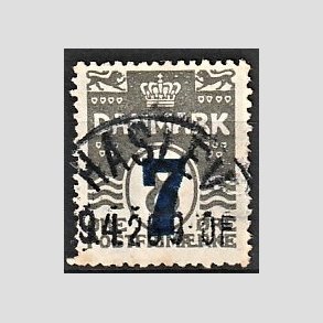 FRIMRKER DANMARK | 1926 - AFA 157 - 7/8 re gr provisorier - Lux Stemplet