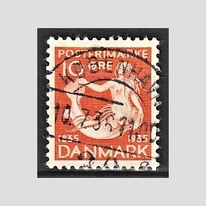 FRIM�RKER DANMARK | 1935 - AFA 225 - H. C. Andersen 10 �re orange - Lux Stemplet