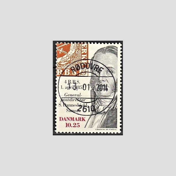 FRIMRKER DANMARK | 2001 - AFA 1279 - Frimrket 150 r - 10,25 Kr. flerfarvet - Lux Stemplet