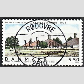 FRIM�RKER DANMARK | 2002 - AFA 1334 - Danske boliger I. - 5,50 Kr. Dansk Folkeferie - Pragt Stemplet