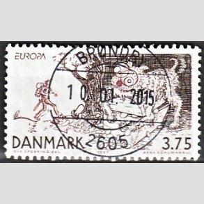FRIM�RKER DANMARK | 1997 - AFA 1156 - Eventyr og legender - 3,75 Kr. Fyrt�jet - Pragt Stemplet