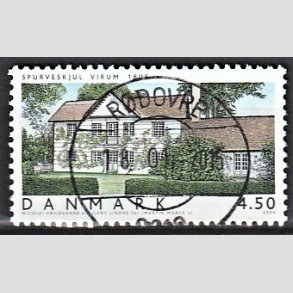 FRIM�RKER DANMARK | 2004 - AFA 1378 - Danske boliger III. - 4,50 Kr. flerfarvet - Pragt Stemplet