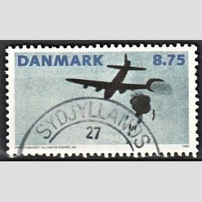 FRIM�RKER DANMARK | 1995 - AFA 1093 - 50 �ret for befrielsen - 8,75 Kr. flerfarvet - Pragt Stemplet
