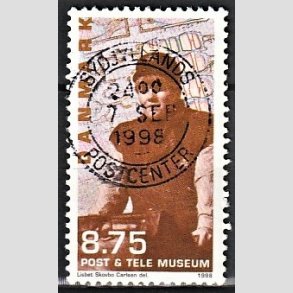 FRIM�RKER DANMARK | 1998 - AFA 1179 - Post og Tele museet - 8,75 Kr. flerfarvet - Pragt Stemplet