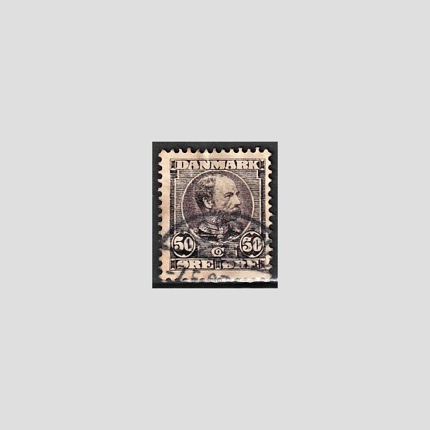 FRIMRKER DANMARK | 1904-05 - AFA 50 - Chr. IX 50 re lilla - Stemplet