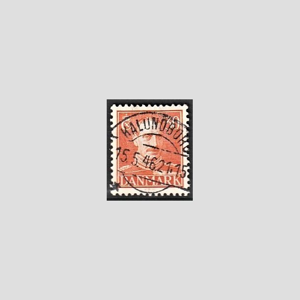 FRIMRKER DANMARK | 1942-44 - AFA 278 - Chr. X 30 re orange - Lux Stemplet