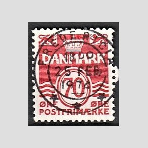 FRIM�RKER DANMARK | 1972 - AFA 527 - B�lgelinie 70 �re r�d - Lux Stemplet Fredericia