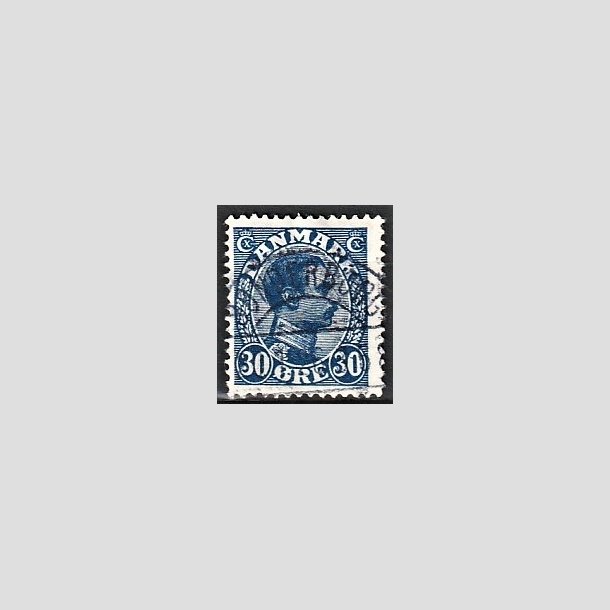 FRIMRKER DANMARK | 1925-26 - AFA 149 - Chr. X 30 re bl - Lux Stemplet