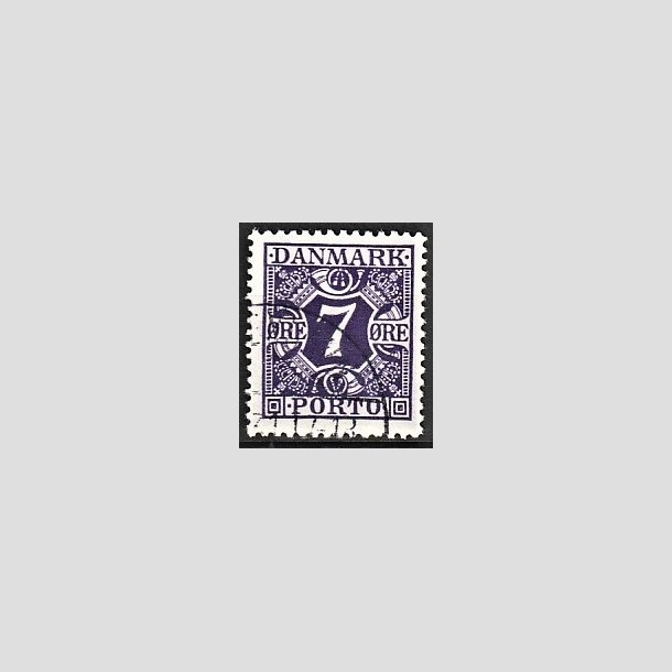 FRIMRKER DANMARK | 1930 - AFA 21 - 7 re violet - Stemplet