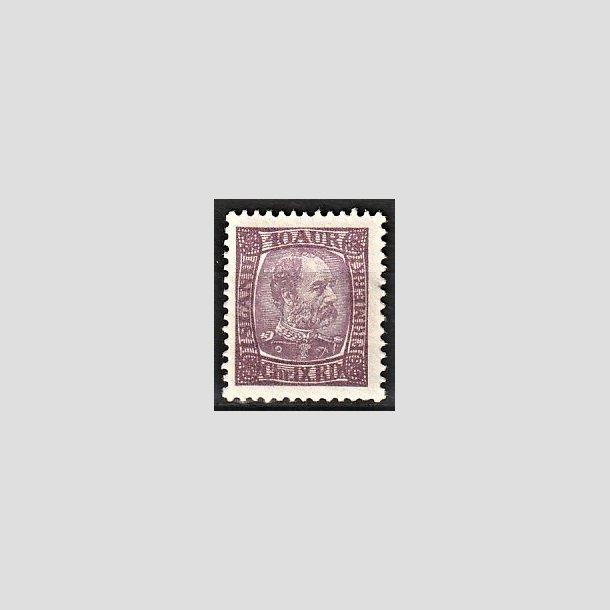 FRIMRKER ISLAND | 1902-04 - AFA 43 - Kong Chr. IX - 40 aur lilla - Ubrugt