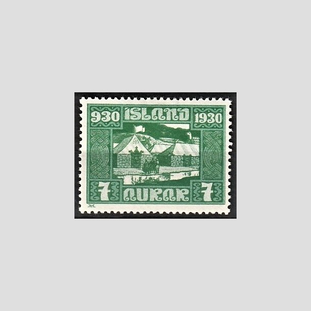 FRIMRKER ISLAND | 1930 - AFA 127 - Alting 1000 rs jubilum - 7 aur grn - Ubrugt