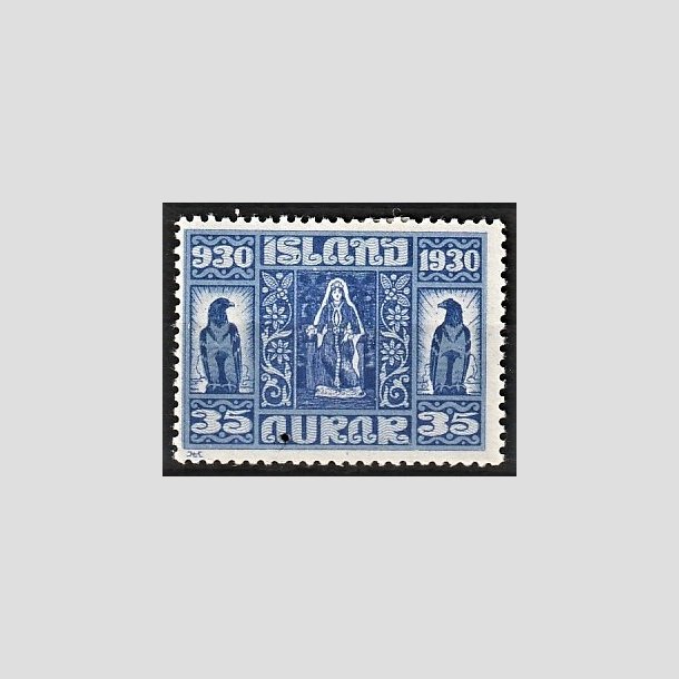 FRIMRKER ISLAND | 1930 - AFA 133 - Alting 1000 rs jubilum - 35 aur ultramarin - Ubrugt