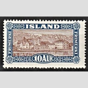 FRIMRKER ISLAND | 1925 - AFA 115 - Landskabsserie - 10 aur bl/brun - Ubrugt 