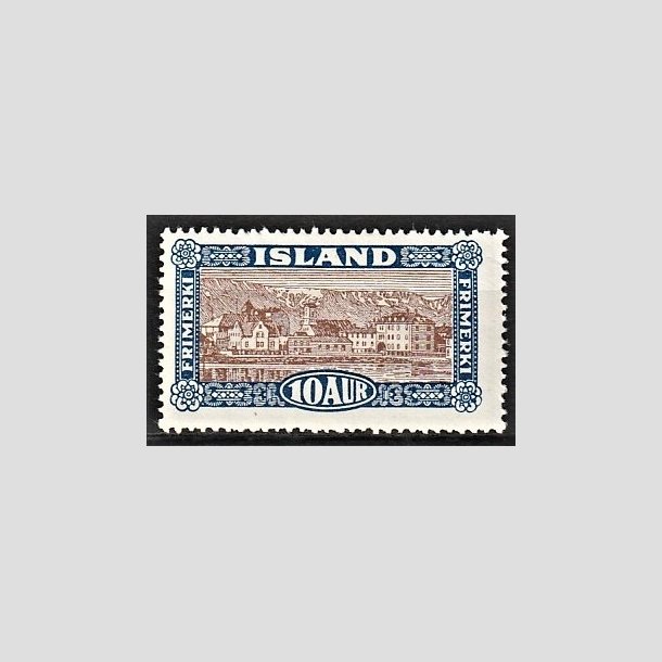 FRIMRKER ISLAND | 1925 - AFA 115 - Landskabsserie - 10 aur bl/brun - Ubrugt 