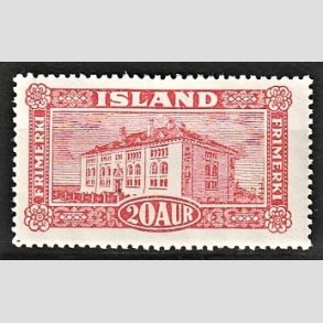 FRIMRKER ISLAND | 1925 - AFA 116 - Landskabsserie - 20 aur rd - Ubrugt 