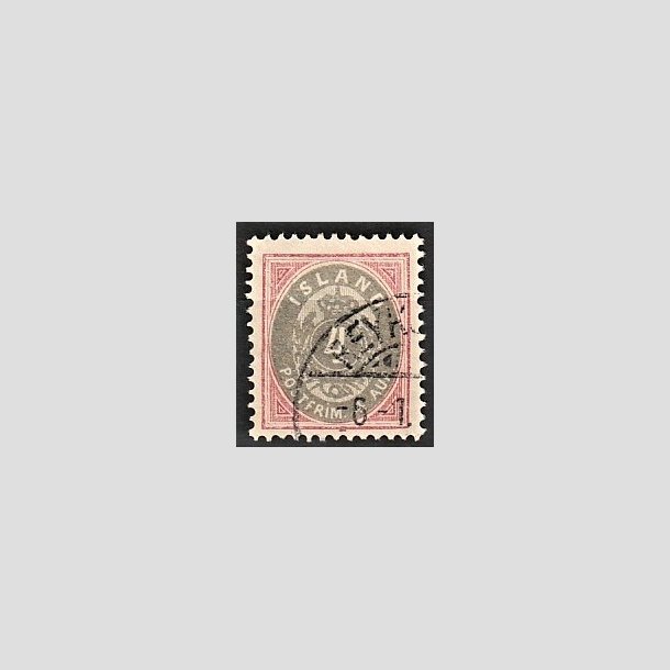 FRIMRKER ISLAND | 1899-1900 - AFA 20 - 4 aur rosa/gr tk. 12 3/4 - Stemplet