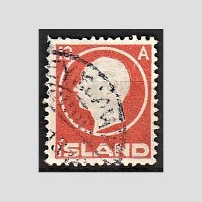 FRIMRKER ISLAND | 1912 - AFA 70 - Kong Frederik VIII - 10 aur rd - Stemplet