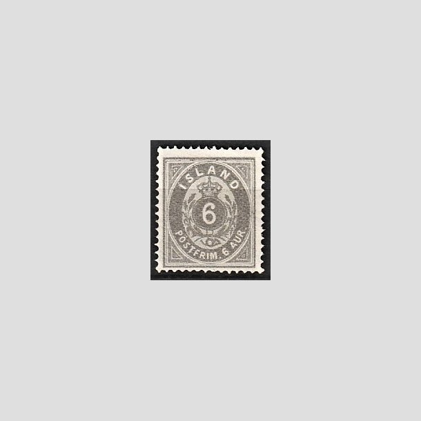 FRIMRKER ISLAND | 1875-76 - AFA 7 - 6 aur gr tk. 14 - Ubrugt U/lim