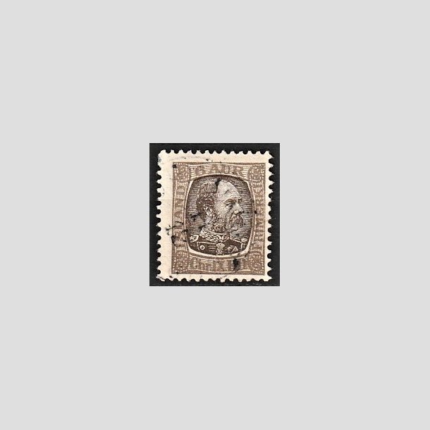 FRIMRKER ISLAND | 1902-04 - AFA 38 - Kong Chr. IX - 6 aur grbrun - Stemplet