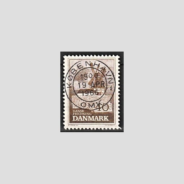 FRIMRKER DANMARK | 1965 - AFA 440 - Bog Mlle - 40 re brun - Pragt Stemplet