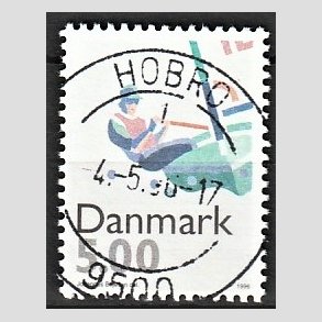 FRIM�RKER DANMARK | 1996 - AFA 1113 - Sport - 5,00 Kr. flerfarvet - Pragt Stemplet