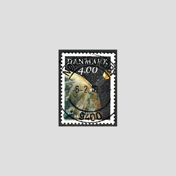 FRIMRKER DANMARK | 1999 - AFA 1200 - rsted satelitten - 4,00 Kr. flerfarvet - Pragt Stemplet