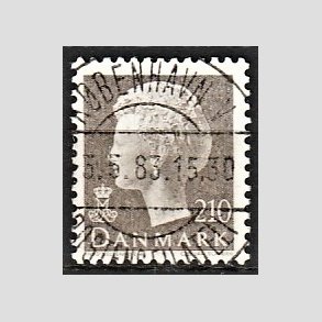 FRIMRKER DANMARK | 1980 - AFA 706 - Dronning Margrethe - 210 re gr - Pragt Stemplet