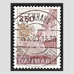 FRIM�RKER DANMARK | 1983 - AFA 778 - EU Bygningskunst - 2,50 Kr. r�d/r�dbrun - Pragt Stemplet