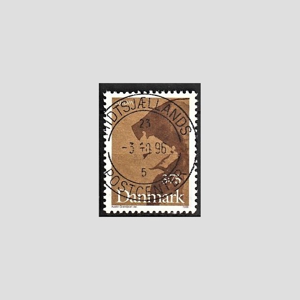 FRIMRKER DANMARK | 1996 - AFA 1116 - Bermte kvinder - 3,75 kr. brun/mrkbrun - Pragt Stemplet