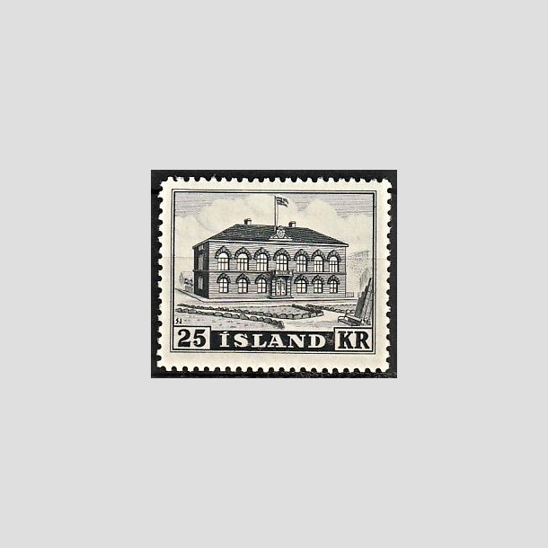 FRIMRKER ISLAND | 1952 - AFA 278 - Altingets bygning - 25 kr. gr - Ubrugt